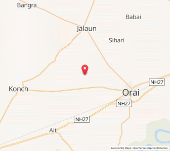 Map of Byaspura, Uttar Pradesh