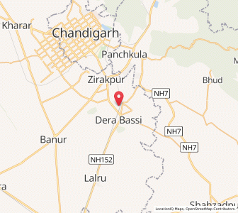 Map of Camp Mubarikpur, Punjab
