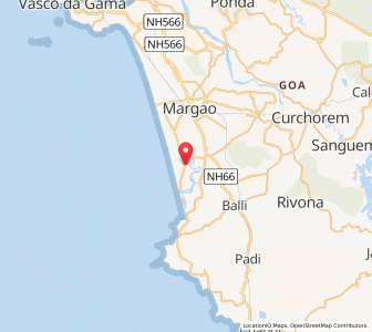 Map of Carmona, Goa