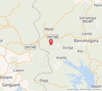 Map of Castle Rock, Karnataka