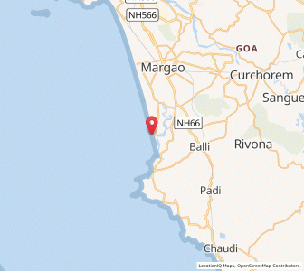 Map of Cavelossim, Goa