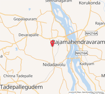 Map of Chagallu, Andhra Pradesh