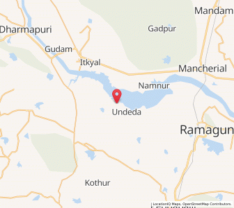 Map of Chagaon, Andhra Pradesh