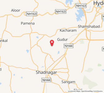 Map of Chagur, Andhra Pradesh
