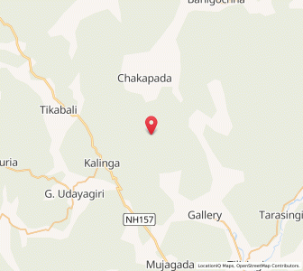 Map of Chahali, Odisha