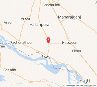 Map of Chainpur, Uttar Pradesh