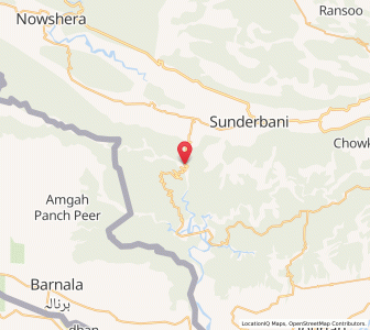 Map of Chaitar Kas, Kashmir