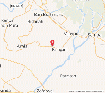 Map of Chak Balotran, Kashmir