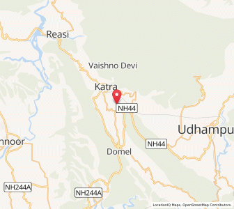 Map of Chak Bhagat, Kashmir