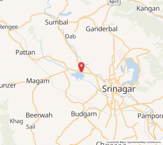 Map of Chak Dewan Shah, Kashmir