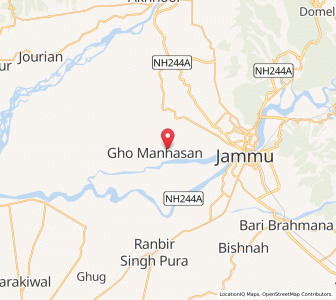 Map of Chak Dhai, Kashmir