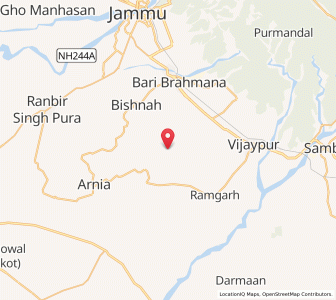 Map of Chak Jawaharsingh, Kashmir