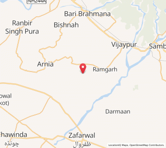 Map of Chak Jawahir, Kashmir