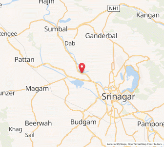 Map of Chak Sharida Muku, Kashmir