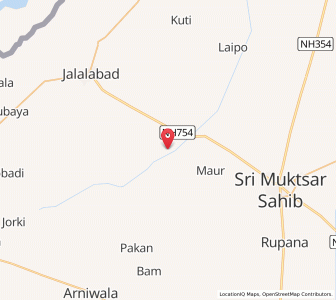 Map of Chak Sohelewala, Punjab