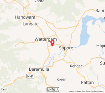Map of Chak Sultan Khan, Kashmir