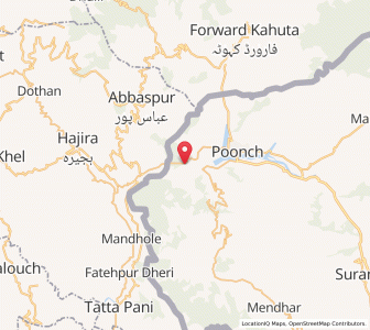 Map of Chakan di Bag, Kashmir