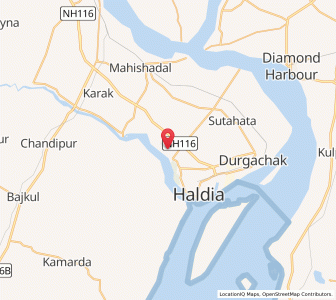 Map of Chakdipa, West Bengal