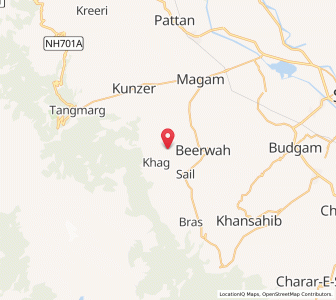 Map of Chakhapura, Kashmir