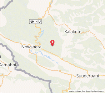 Map of Chakiyan, Kashmir