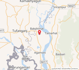 Map of Chakliamuja, West Bengal