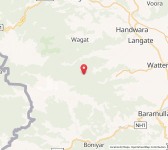 Map of Chakopath, Kashmir