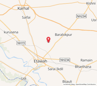 Map of Chakwa Bazurg, Uttar Pradesh