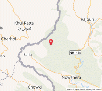 Map of Chal, Kashmir