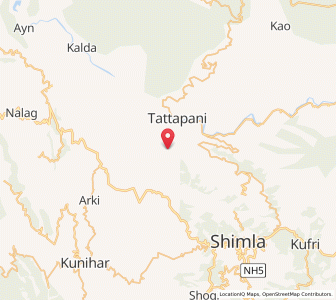 Map of Chalahal, Himachal Pradesh