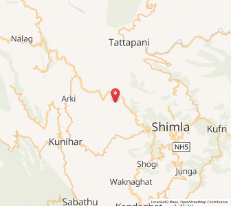 Map of Chalhag, Himachal Pradesh