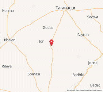 Map of Chalkoi, Rajasthan