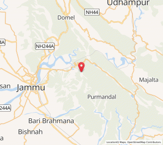 Map of Chalni, Kashmir