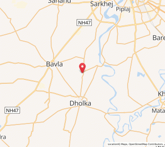 Map of Chalora, Gujarat