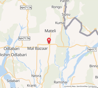 Map of Chalsa Mahabari, West Bengal