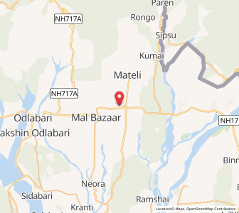 Map of Chalsa, West Bengal