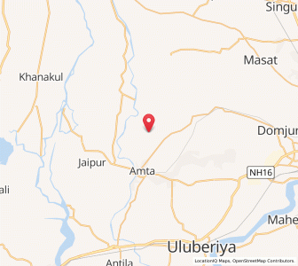 Map of Chaltakhali, West Bengal