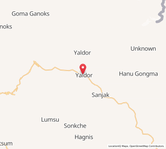 Map of Chalten, Kashmir
