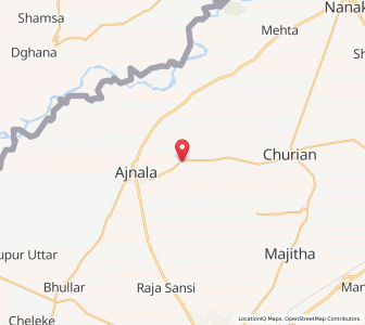 Map of Chamiari, Punjab