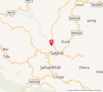 Map of Chamoligaon, Uttarakhand