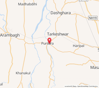 Map of Champadanga, West Bengal