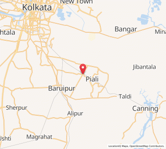 Map of Champahati, West Bengal