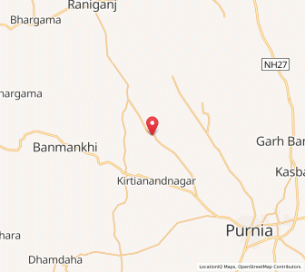 Map of Champanagar, Bihar
