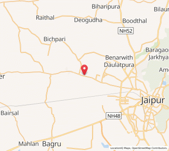 Map of Champapura, Rajasthan