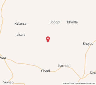Map of Champasar, Rajasthan