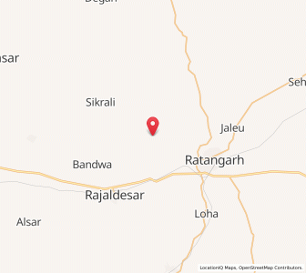 Map of Champsi, Rajasthan