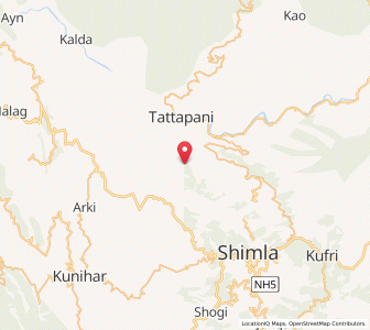 Map of Chanaral, Himachal Pradesh
