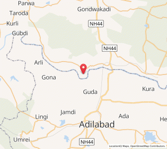 Map of Chanarh, Andhra Pradesh