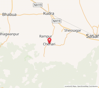 Map of Chanari, Bihar