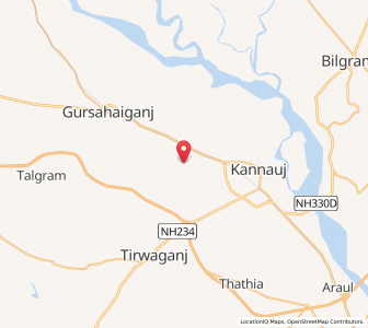 Map of Chanda Purwa, Uttar Pradesh