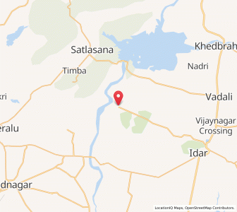 Map of Chandap, Gujarat